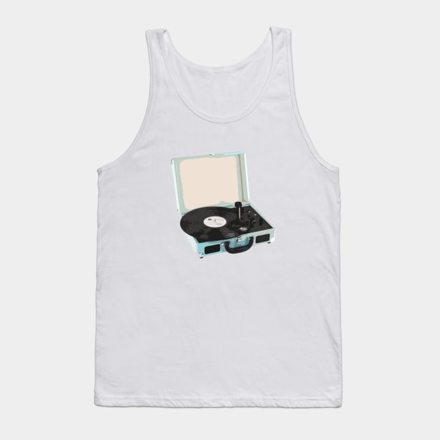 Vinyl Player Tank Top by sophiesconcepts